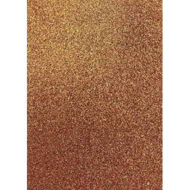 Cartoncino Fabriano Glitter 50x65 5 pz. Rame