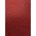 Cartoncino Fabriano Glitter 50x65 5 pz. Rosso