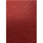 Cartoncino Fabriano Glitter 50x65 5 pz. Rosso