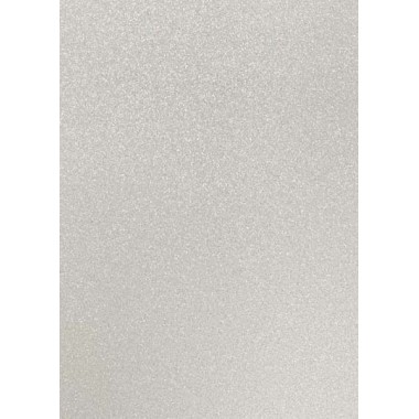 Cartoncino Fabriano Glitter 50x65 5 pz. Bianco