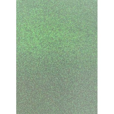 Cartoncino Fabriano Glitter 50x65 5 pz. Verde Ch.