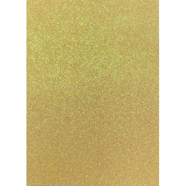 Cartoncino Fabriano Glitter 50x65 5 pz. Amarillo