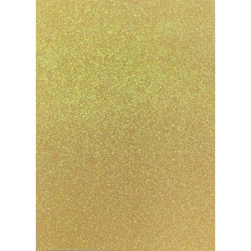 Cartoncino Fabriano Glitter 50x65 5 pz. Amarillo