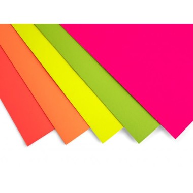 Cartoncino Fabriano Fluoro 50x65 10 pz. Giallo