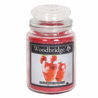 Woodbridge Candela Profumata Strawberry Prosecco 565 gr.