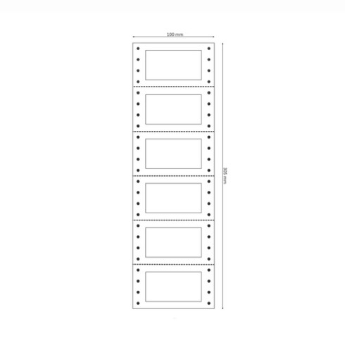 Etichette Markin Revisione Auto 64x34 1200 pz.