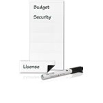 Porta Etichette Magnetiche 25x75M 6 pz.