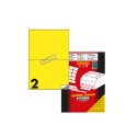 Etichette su A4 Markin Fluo 210x148 Giallo
