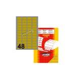 Etichette su A4 Markin Satin Oro  45x21 100 ff