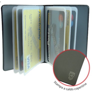 Porta Card Alplast  880SCM Scudo Metal 12 pz.