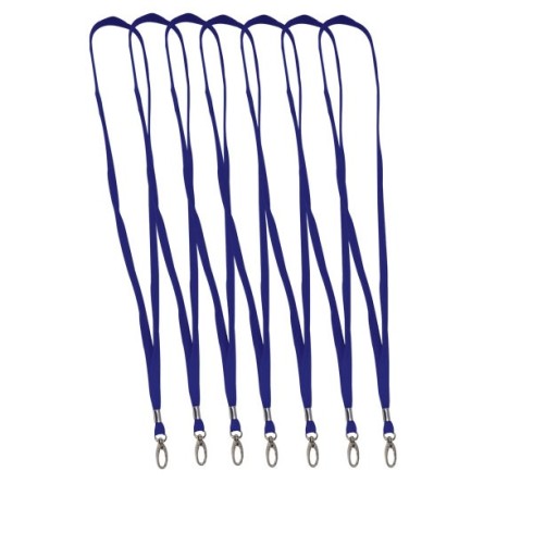 Cordoncini porta chiavi e pass 100 pz. 2051 Blu