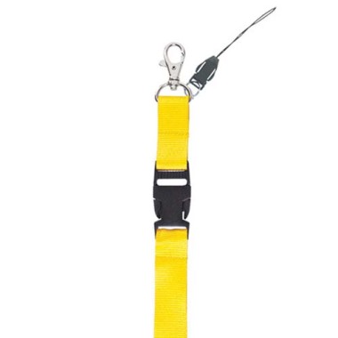 Cordoncino Porta Badge PJ506 Giallo 10 pz.