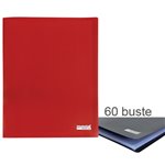 Porta Listini Memotak Basic  60 buste Rosso