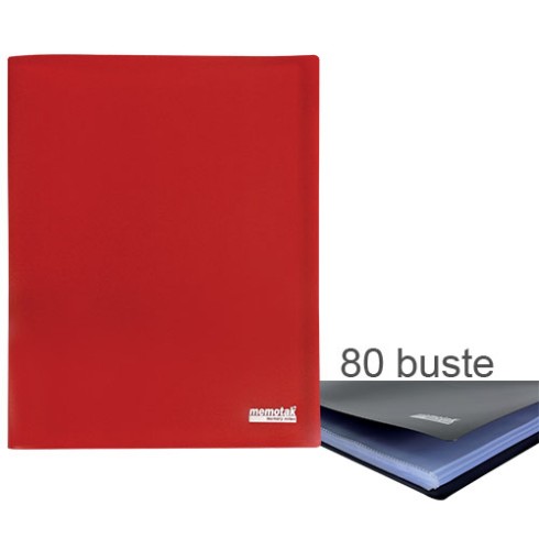 Porta Listini Memotak Basic  80 buste Rosso