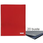 Porta Listini Memotak Basic  20 buste Rosso