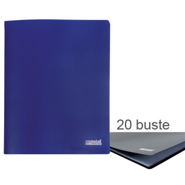 Porta Listini Memotak Basic  20 buste Blu