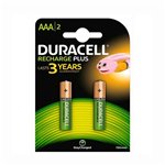 Pile Duracell Ricaricabili HR3 Ministilo 2 pz