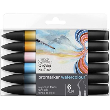 Promarker Set  6 Watercolour Cielo 0290168