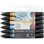 Promarker Set  6 Watercolour Cielo 0290168