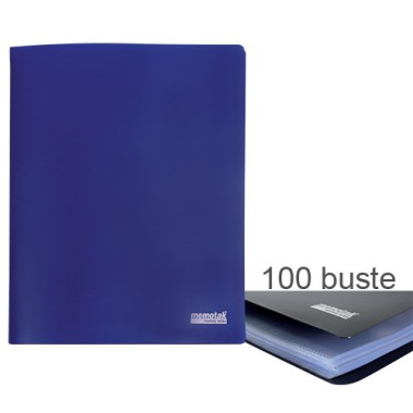 Porta Listini Memotak Basic 100 buste Blu