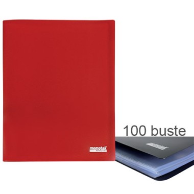 Porta Listini Memotak Basic 100 buste Rosso