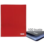 Porta Listini Memotak Basic 100 buste Rosso