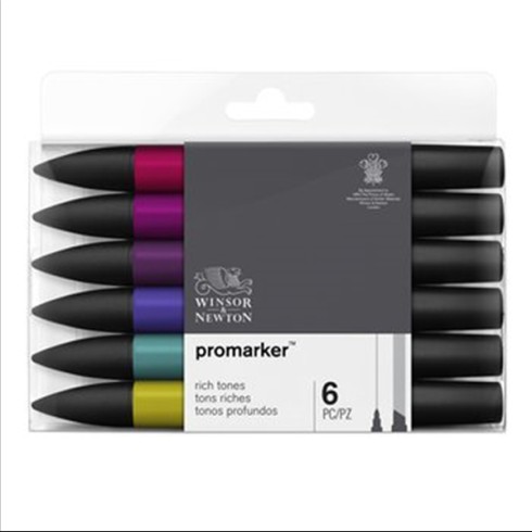 Promarker Set  6 Rich Tones 0290111