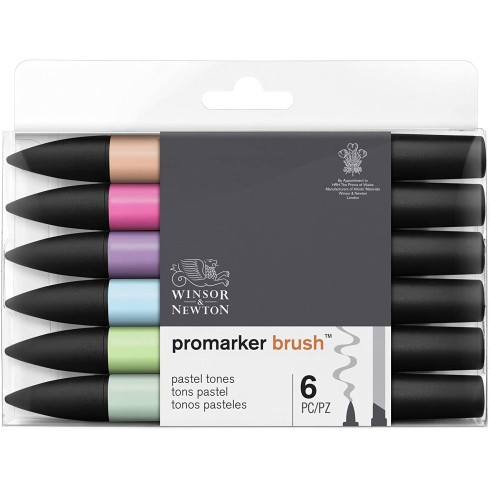 Brushmarker Set  6 Pastel Tones 0290125