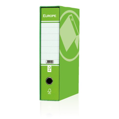 Registratori Europe dorso 8 h. 34 Verde Lime