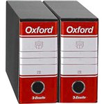 Registratori Oxford G81 dorso 8 h.18 Rosso