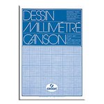 Blocchi Carta Millimetrata Canson 21x29 10F 25 pz.