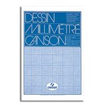 Blocchi Carta Millimetrata Canson 23x33 10F 25 pz.