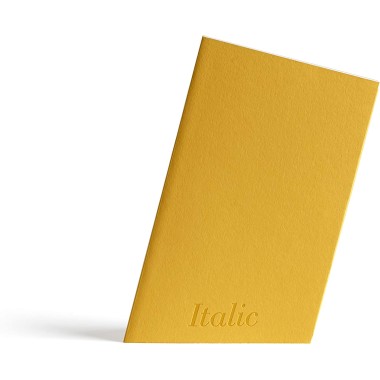 P di Pigna Taccuino Italic Giallo 12x21 1 Rigo