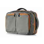 InTempo Black Out Borsa Bi-Bag Grigio/Arancio 9235