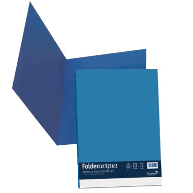 Cartelle per Atti Favini Blu Prussia 62 50 pz.