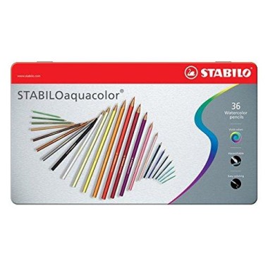 Pastelli Stabilo Aquacolor Metal Box 36 1636-5