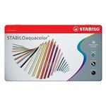 Pastelli Stabilo Aquacolor Metal Box 36 1636-5