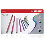 Pennarelli Stabilo Pen 68  Metal Box a 30 6830-6