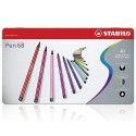 Pennarelli Stabilo Pen 68  Metal Box a 40 6840-6