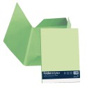 Cartelle 3 lembi Favini  Verde CH 09 25 pz.