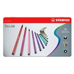 Pennarelli Stabilo Pen 68  Metal Box a 50 6850-6