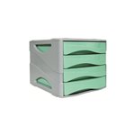 Cassettiera Arda Pastel Verde