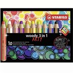 Pastelli Stabilo Woody Arty Line 10 pz. + temp.