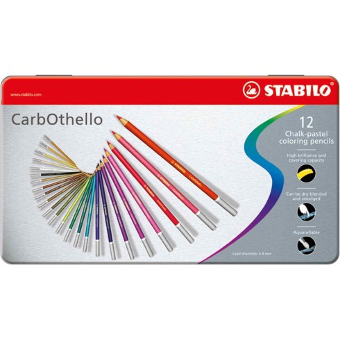 Pastelli Stabilo Carbothello Arty+ a 12 Metalo Box