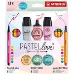 Pastel Love Stabilo Set da 18 pz. 77/5-8-5