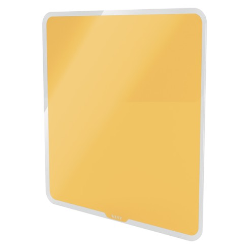 Cosy Lavagna magneticha in vetro 45x45 Giallo