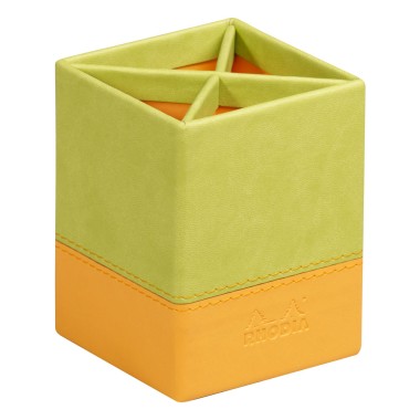 Rhodia Bicchiere Porta Penne Verde Anice 8x8x11