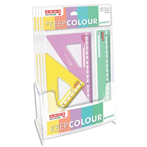 Arda Keep Colour Pastel Expo 10 kit da 3 pz.