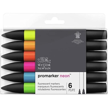 Promarker Set  6 Fluo 0290136