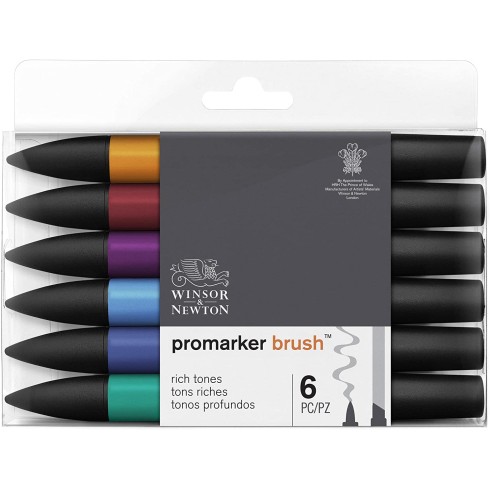 Brushmarker Set  6 Rich Tones 0290126